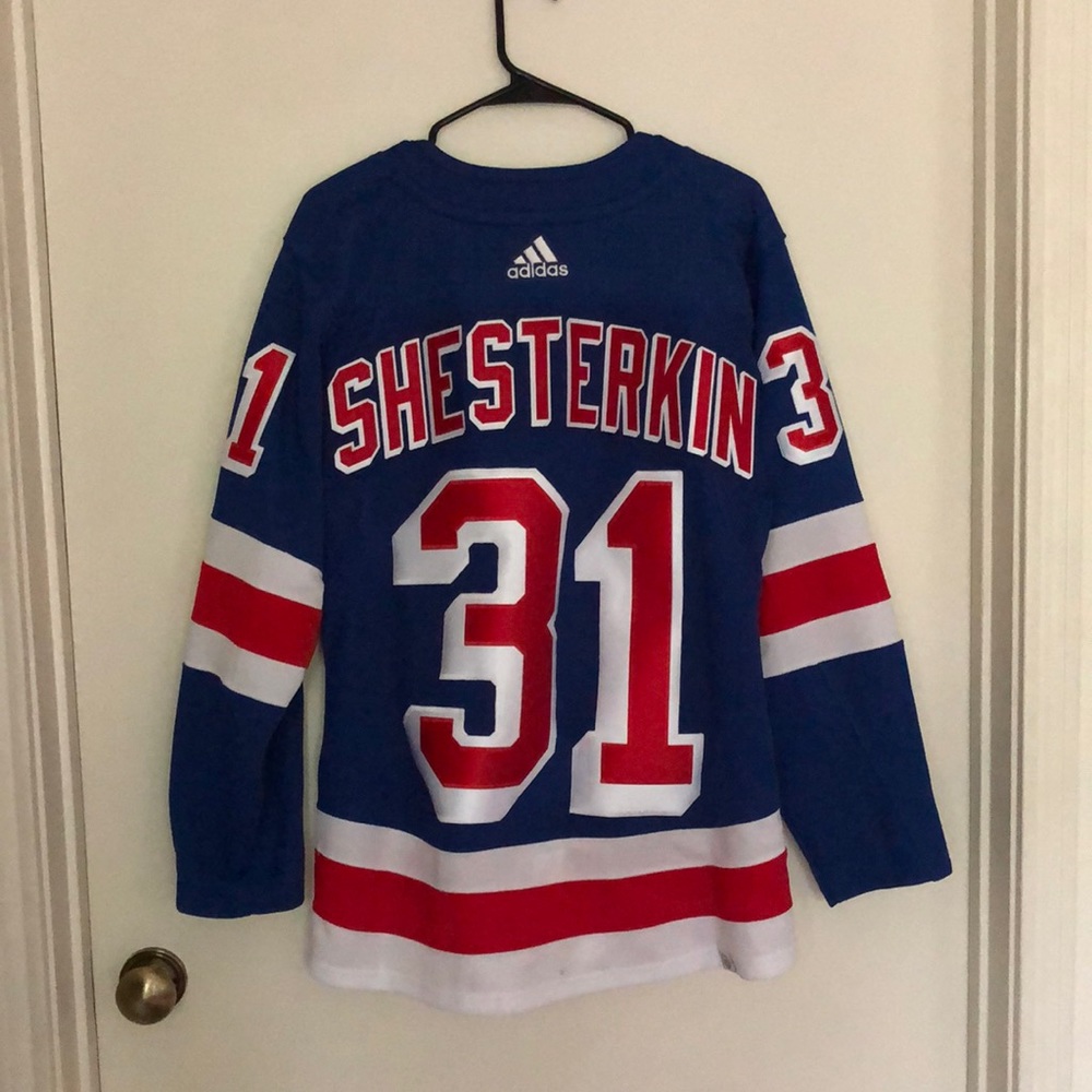Authentic Shesterkin New York Rangers Adidas Hockey Jersey